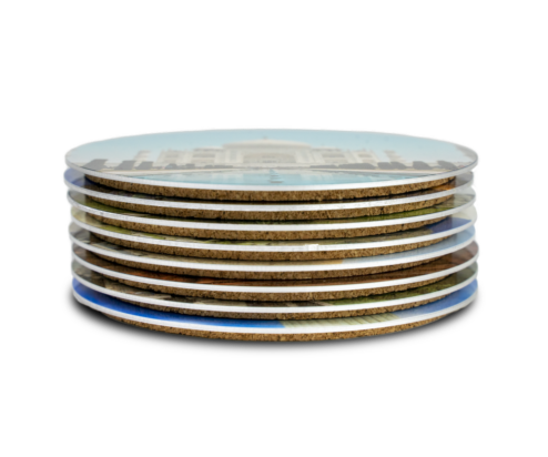 coasters stacked